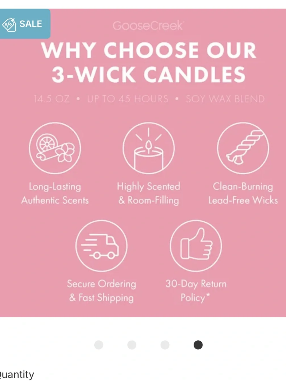 🍓 GC Strawberry Sponge Cake 3-Wick Candle NEW